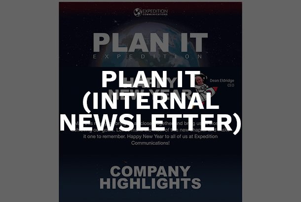 Plan It internal newsletter