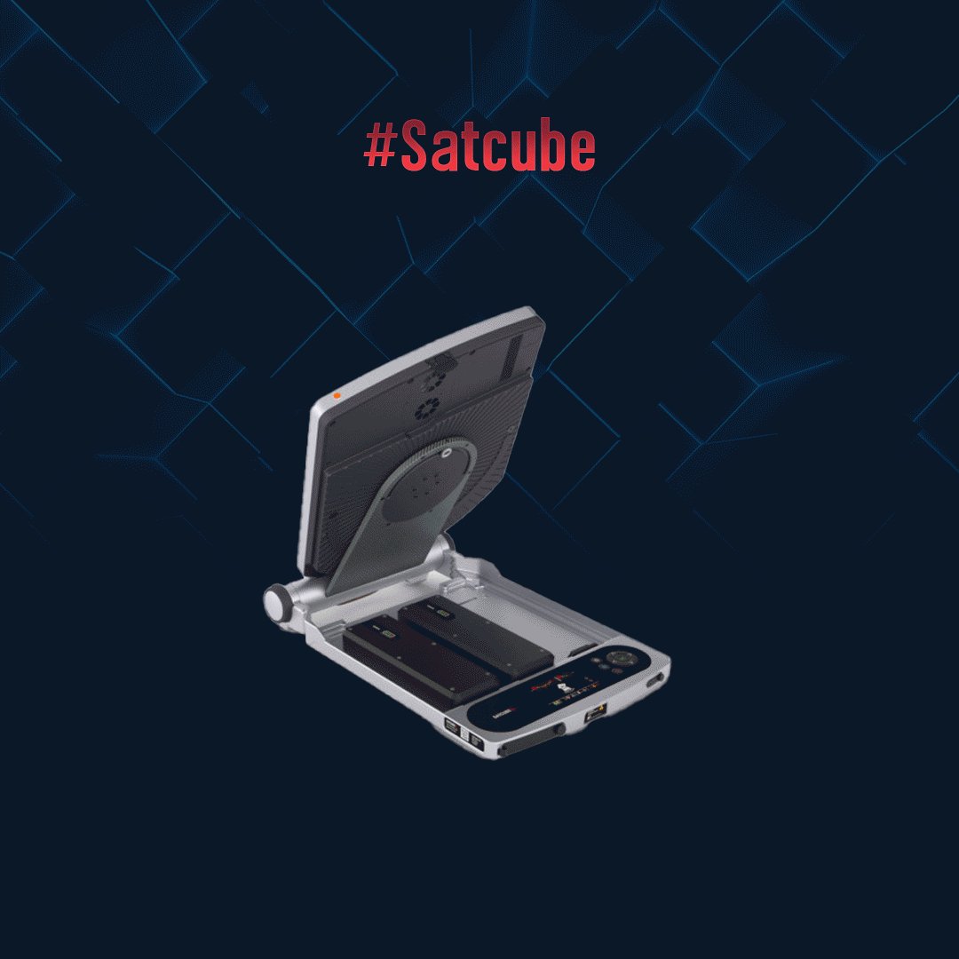 Satcube portable satellite terminal social post